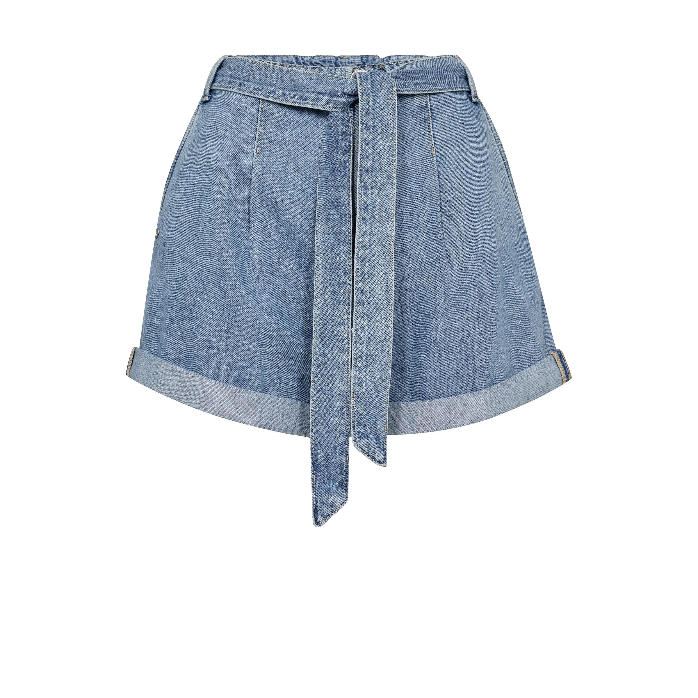 Mos Mosh, MMMeggi Denim Shorts, Light Blue-Mos Mosh-Minlillebutik.dk