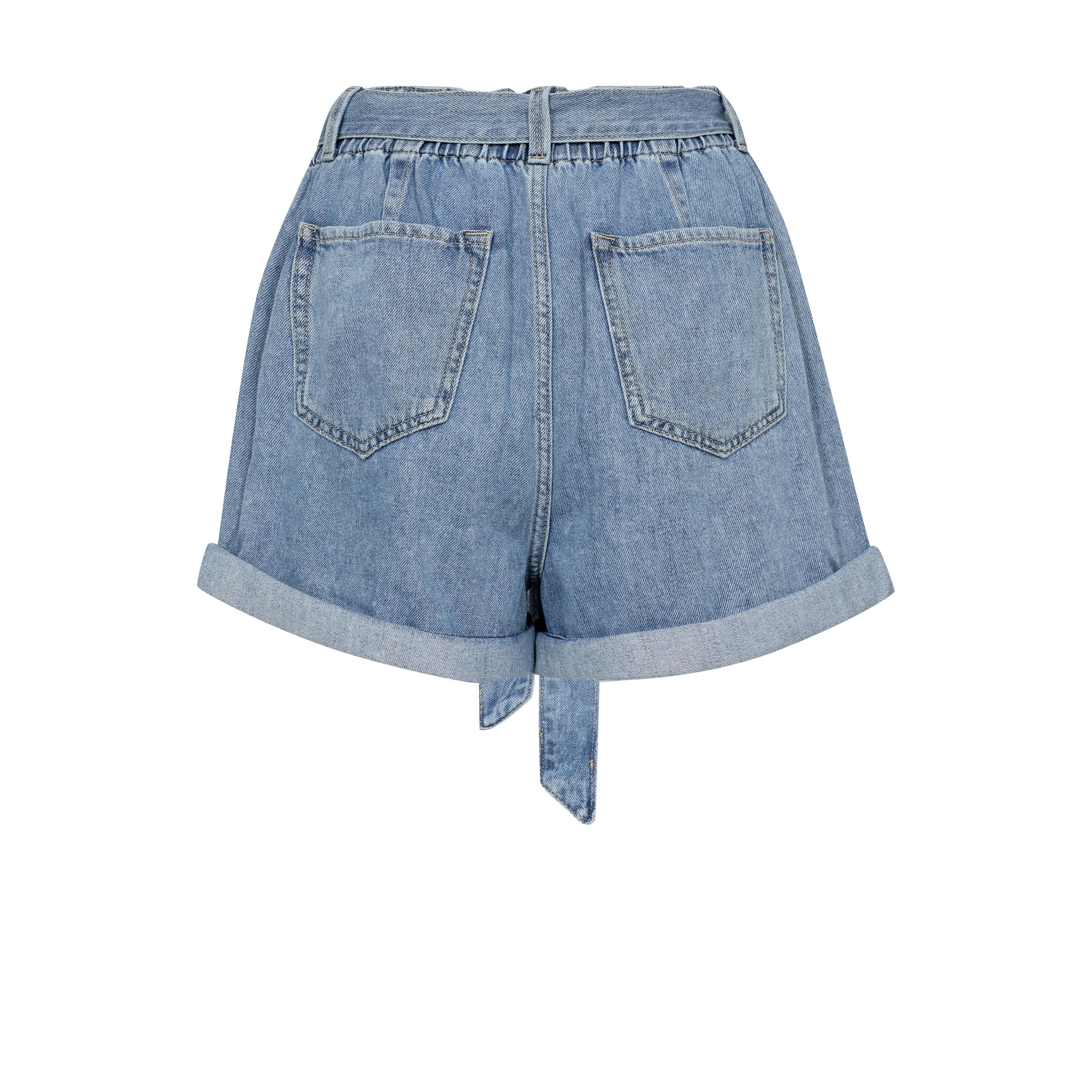 Mos Mosh, MMMeggi Denim Shorts, Light Blue-Mos Mosh-Minlillebutik.dk