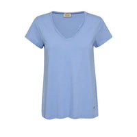 Mos Mosh, Tulli V-SS Basic Tee, Hydrangea