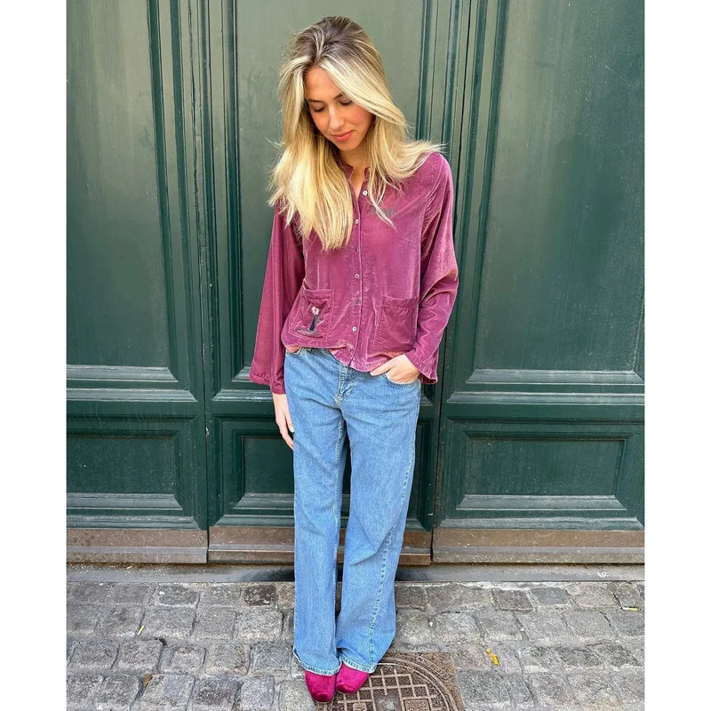 Sissel Edelbo, Hope Shirt, Old Rose-Sissel Edelbo-Minlillebutik.dk