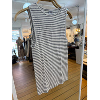 Nørgaard Paa Strøget, NPS Tank Top NPS Stripe, Ecru/Light Grey-Nørgaard paa Strøget-Minlillebutik.dk