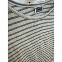 Nørgaard Paa Strøget, NPS Tank Top NPS Stripe, Ecru/Light Grey-Nørgaard paa Strøget-Minlillebutik.dk
