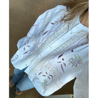 Sissel Edelbo, Sada Shirt, White Pastel-Sissel Edelbo-Minlillebutik.dk