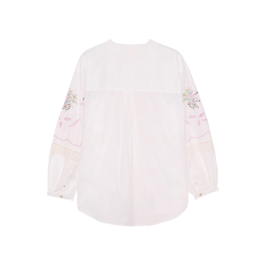 Sissel Edelbo, Sada Shirt, White Pastel-Sissel Edelbo-Minlillebutik.dk