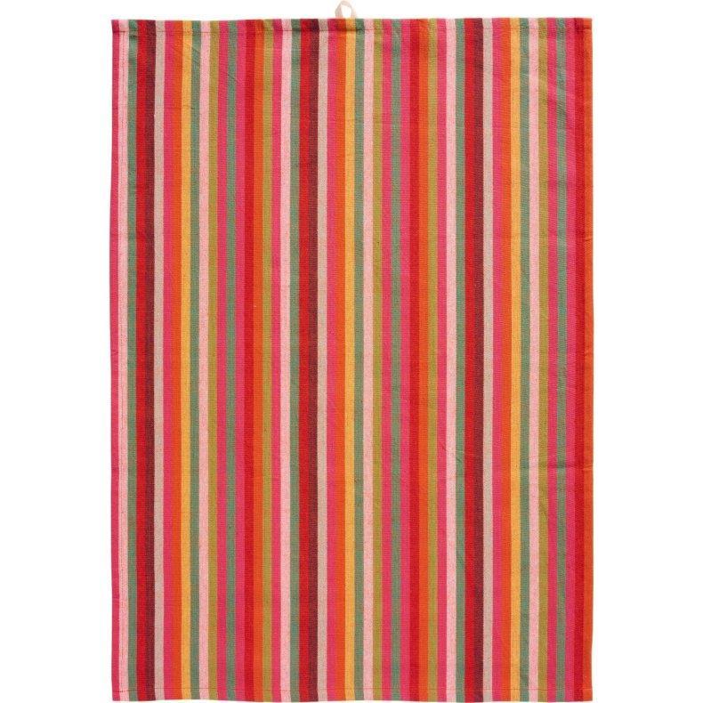 Ib Laursen, Viskestykke, Multifarvede Striber-Ib Laursen-Minlillebutik.dk