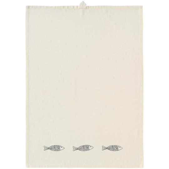 Ib Laursen, Viskestykke, Atlantis, m/blå Fisk-Ib Laursen-Minlillebutik.dk