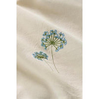 Ib Laursen, Viskestykke, Flora m/blå Skærmblomst-Ib Laursen-Minlillebutik.dk