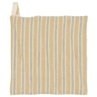 Ib Laursen, Grydelap, August, Natur m/blå og hvide striber-Ib Laursen-Minlillebutik.dk