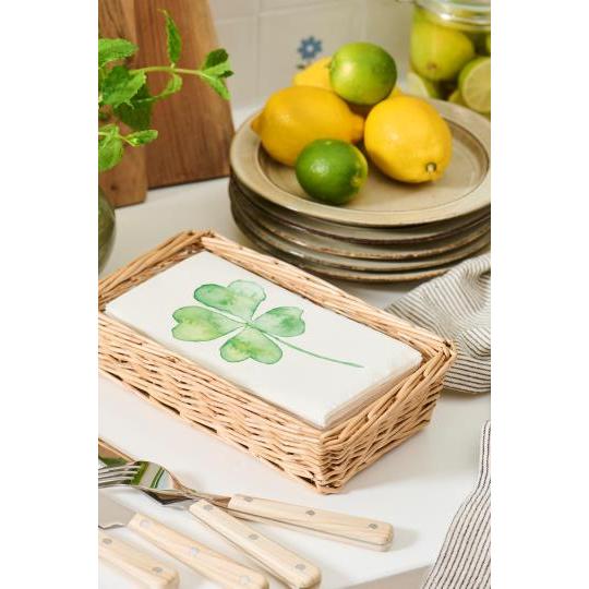 Ib Laursen, Serviet, Firkløver-Ib Laursen-Minlillebutik.dk