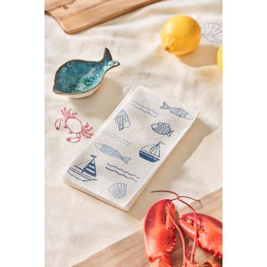 Ib Laursen, Serviet, På havet-Ib Laursen-Minlillebutik.dk