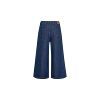 Mos Mosh, Culotte Arge Jeans, Dark Blue, Cropped-Mos Mosh-Minlillebutik.dk