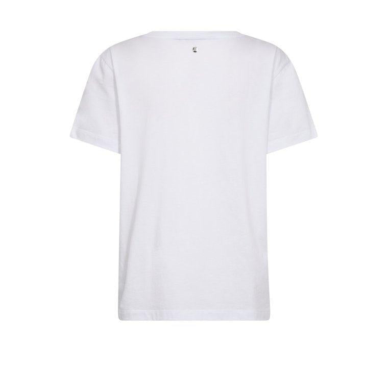 Mos Mosh, Washa O-SS Tee, White-Mos Mosh-Minlillebutik.dk