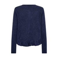 Mos Mosh, Mape Alice Knit Cardigan, Crown Blue-Mos Mosh-Minlillebutik.dk