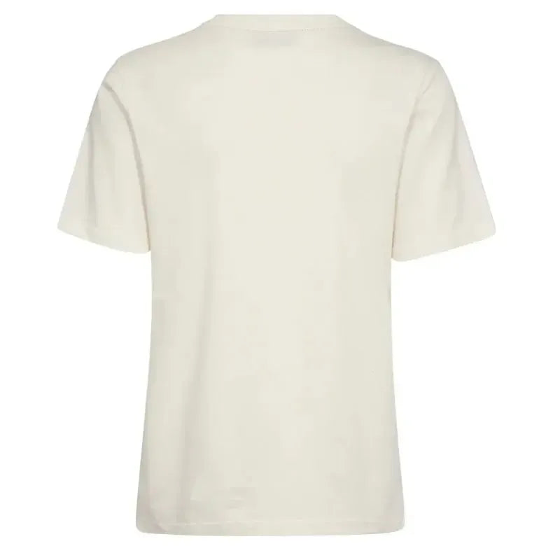 Mos Mosh, Makri O-SS Tee, Ecru-Mos Mosh-Minlillebutik.dk