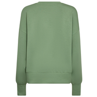 Mos Mosh, Nima O-LS Sweatshirt, Turf Green-Mos Mosh-Minlillebutik.dk