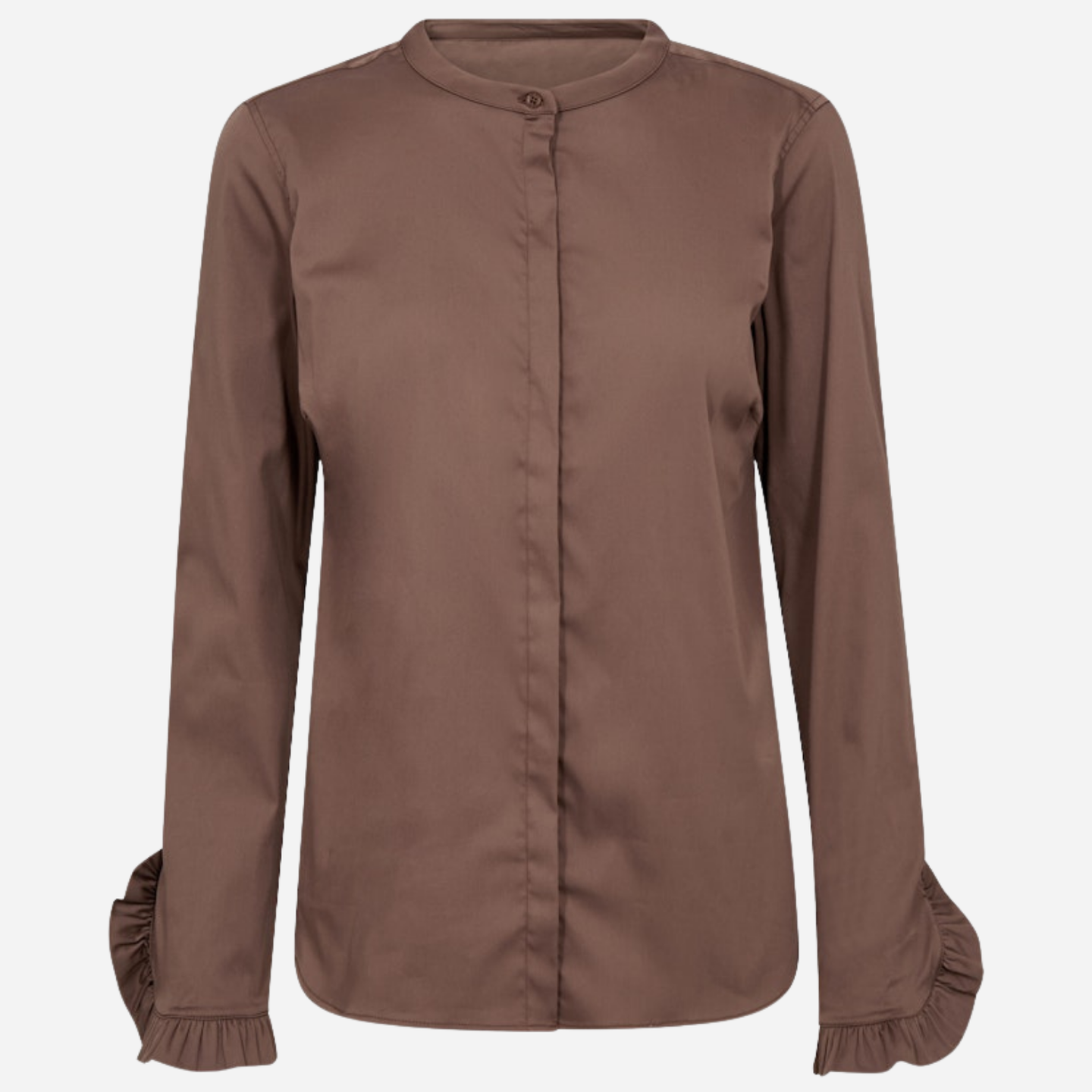 Mos Mosh, Mattie Shirt, Coffee Quartz-Mos Mosh-Minlillebutik.dk