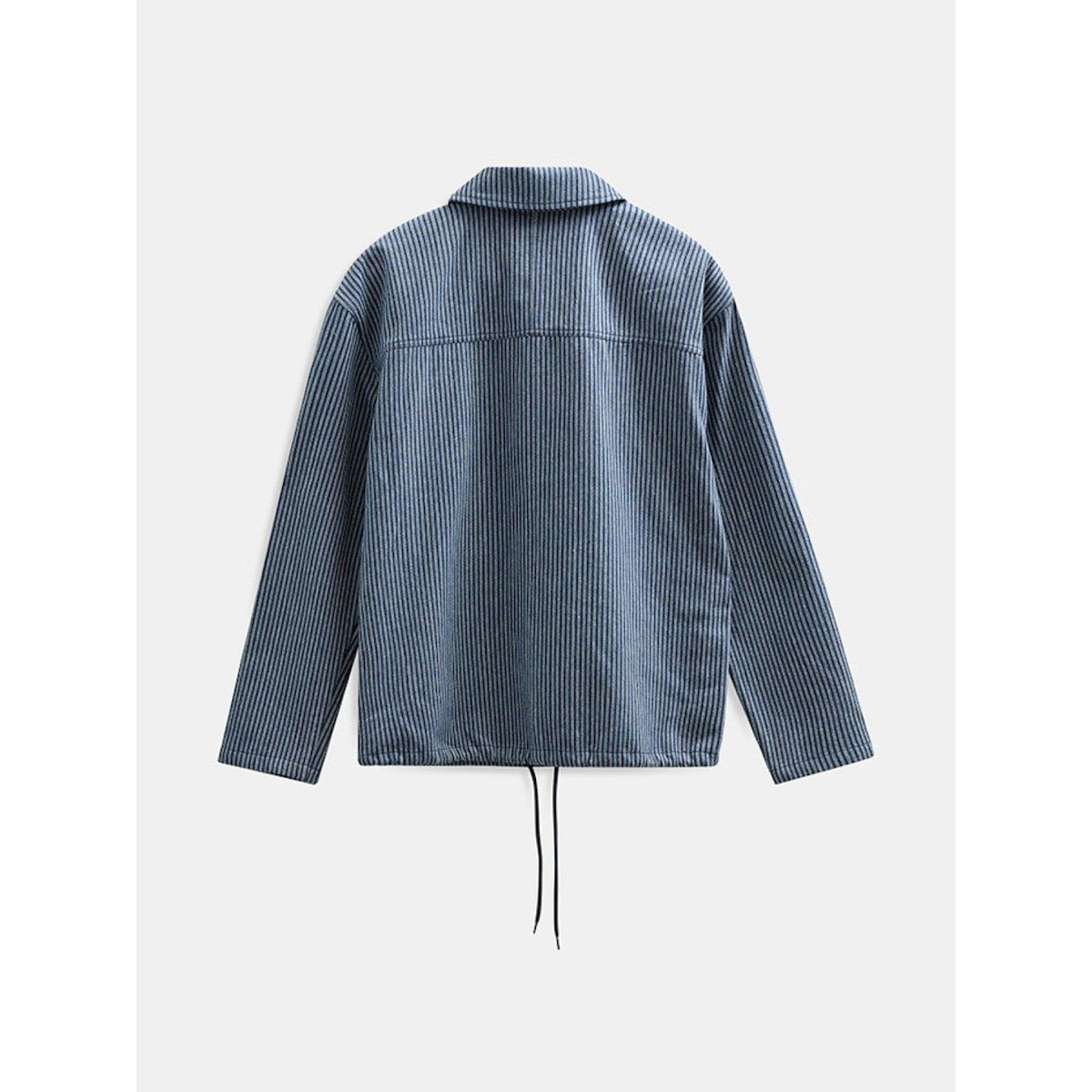 Anerkjendt, Otto Stripe Overshirt, Sky Captain-Anerkjendt-Minlillebutik.dk