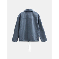 Anerkjendt, Otto Stripe Overshirt, Sky Captain-Anerkjendt-Minlillebutik.dk