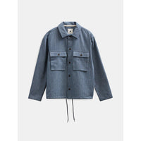 Anerkjendt, Otto Stripe Overshirt, Sky Captain-Anerkjendt-Minlillebutik.dk