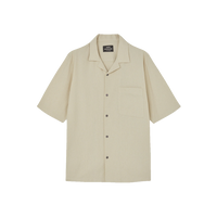 Mads Nørgaard, Texture Kenji Shirt SS, Castle Wall-Mads Nørgaard - Herre-Minlillebutik.dk