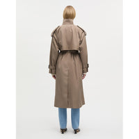 Mads Nørgaard, Cotton Pol Bentley Trench Coat, Walnut-Mads Nørgaard - Dame-Minlillebutik.dk