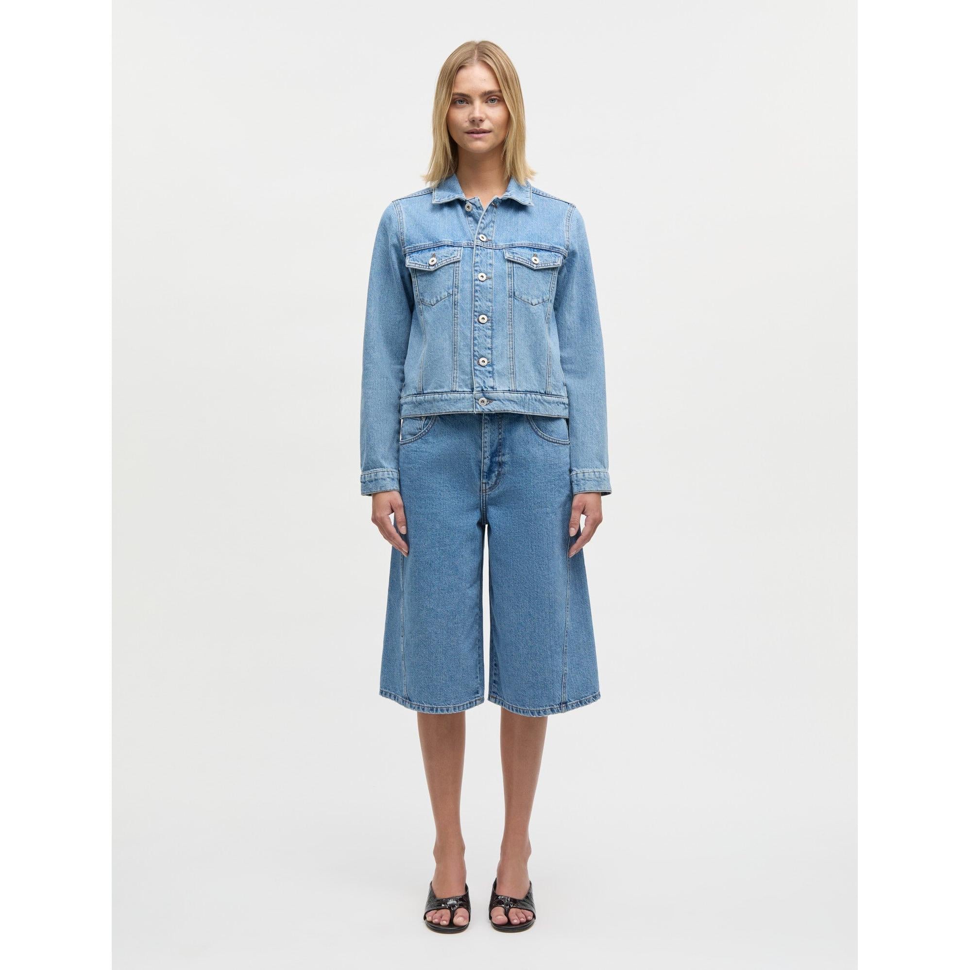 Mads Nørgaard, Luke Denim Robyn Shorts, Blue Vintage-Mads Nørgaard - Dame-Minlillebutik.dk
