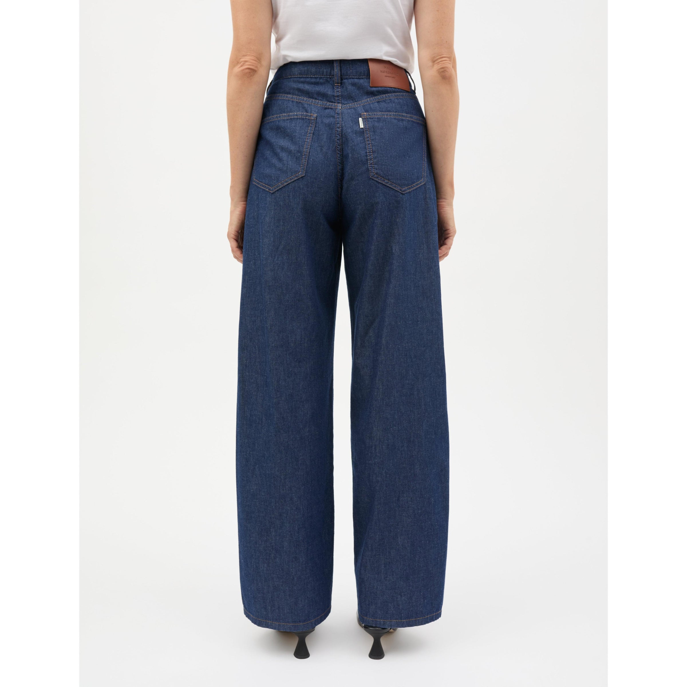 Mads Nørgaard, Air Denim Christel Jeans, Mid Blue Denim-Mads Nørgaard - Dame-Minlillebutik.dk