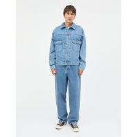Mads Nørgaard, Arizona Denim Trucker Jacket, Mid Blue Stone Wash-Minlillebutik.dk-Minlillebutik.dk