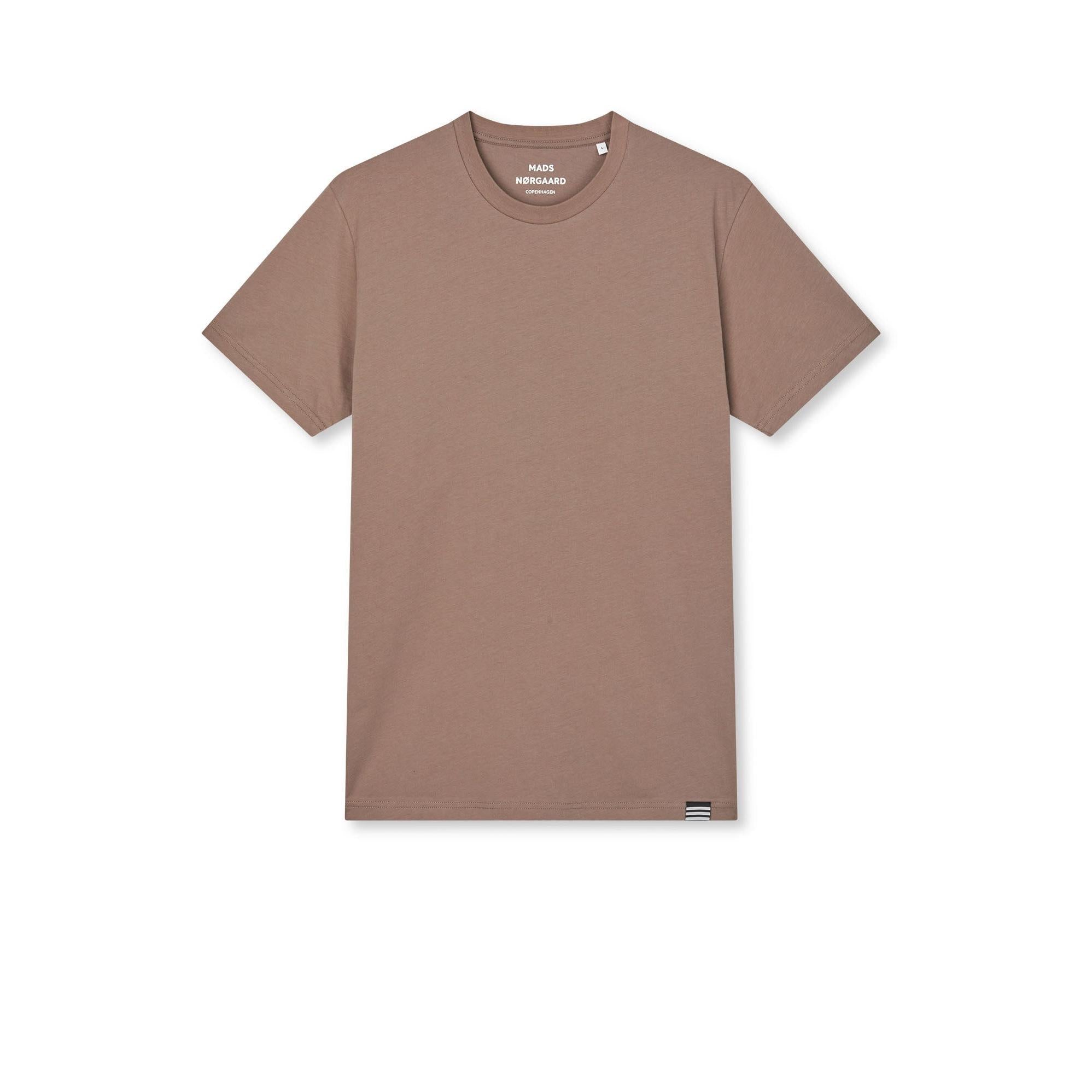 Mads Nørgaard, Fine Jersey Thor Tee FAV, Walnut-Mads Nørgaard - Herre-Minlillebutik.dk