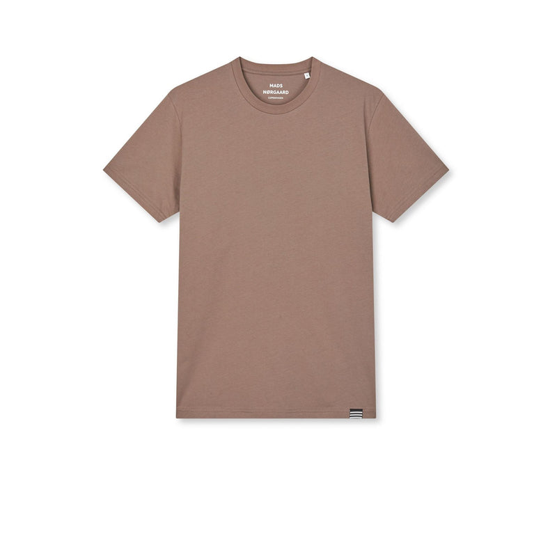 Mads Nørgaard, Fine Jersey Thor Tee FAV, Walnut-Mads Nørgaard - Herre-Minlillebutik.dk
