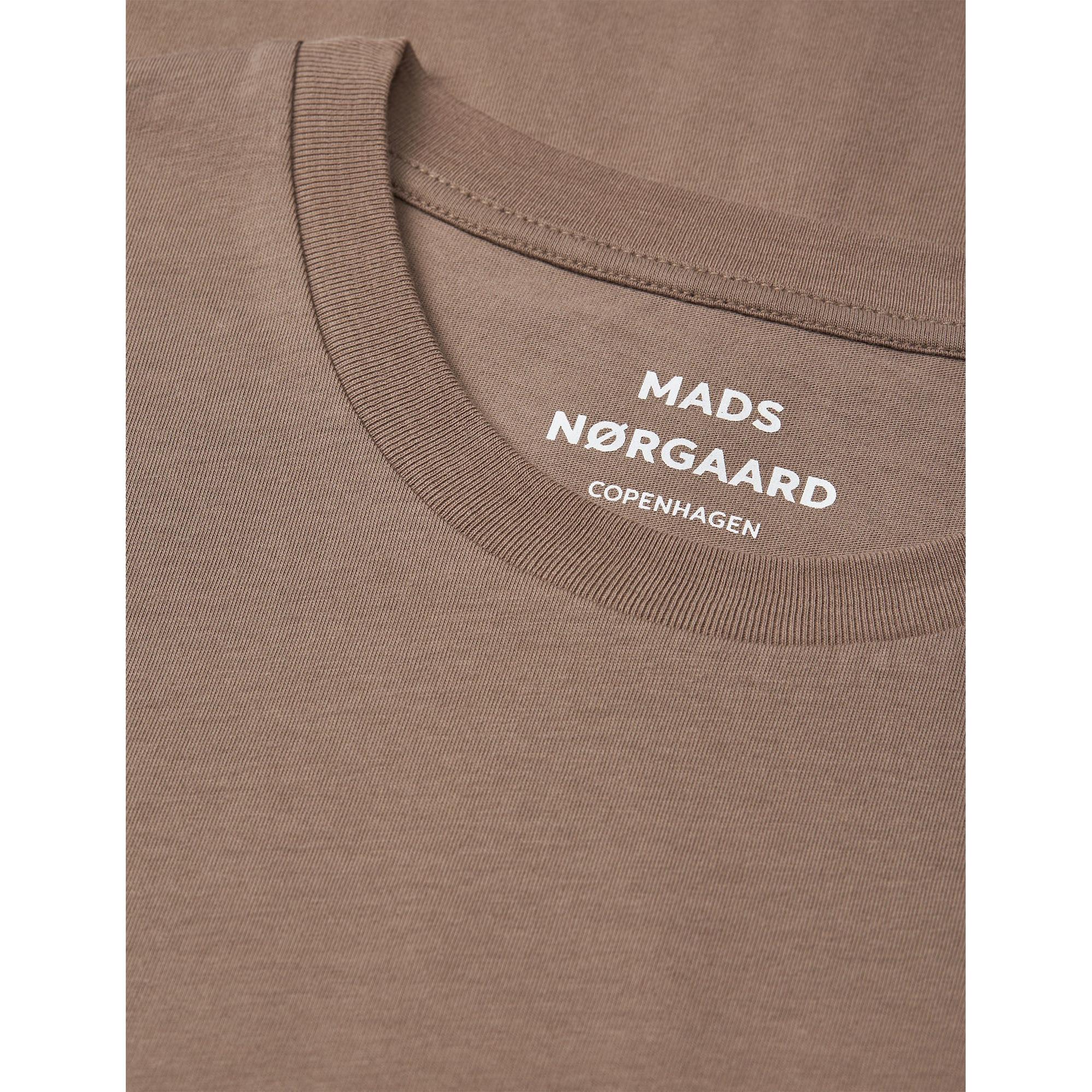 Mads Nørgaard, Fine Jersey Thor Tee FAV, Walnut-Mads Nørgaard - Herre-Minlillebutik.dk