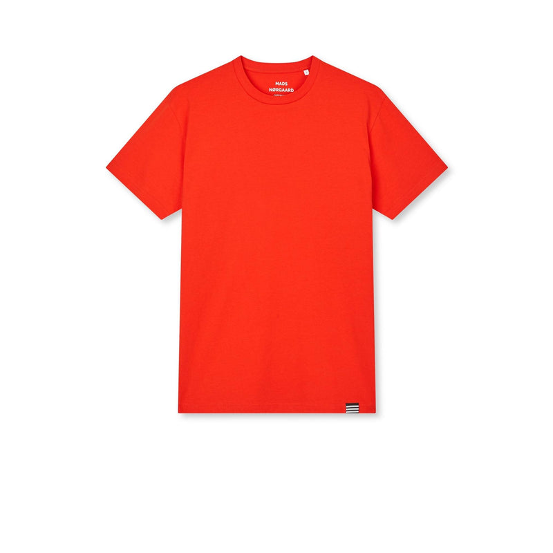 Mads Nørgaard, Fine Jersey Thor Tee FAV, Fiery Red-Mads Nørgaard - Herre-Minlillebutik.dk