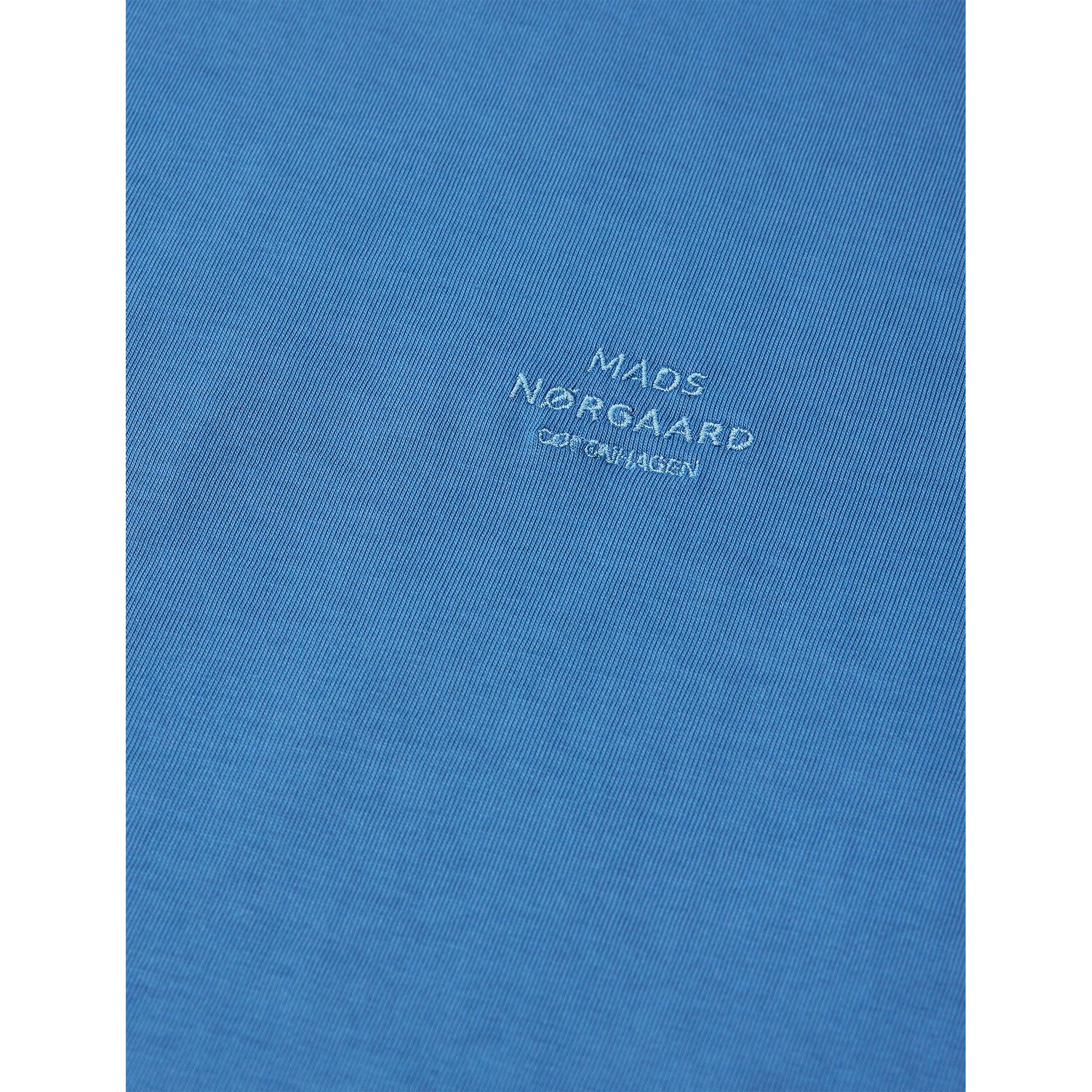 Mads Nørgaard, Cotton Jersey Frode Logo Tee FAV, Bright Cobalt-Mads Nørgaard - Herre-Minlillebutik.dk