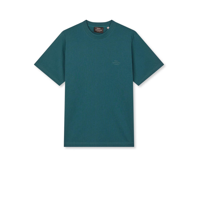 Mads Nørgaard, Cotton Jersey Frode Logo Tee FAV, Deep Sea-Mads Nørgaard - Herre-Minlillebutik.dk