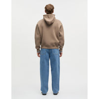 Mads Nørgaard, Standard Luka Hoodie Zip Sweat, Walnut-Mads Nørgaard - Herre-Minlillebutik.dk
