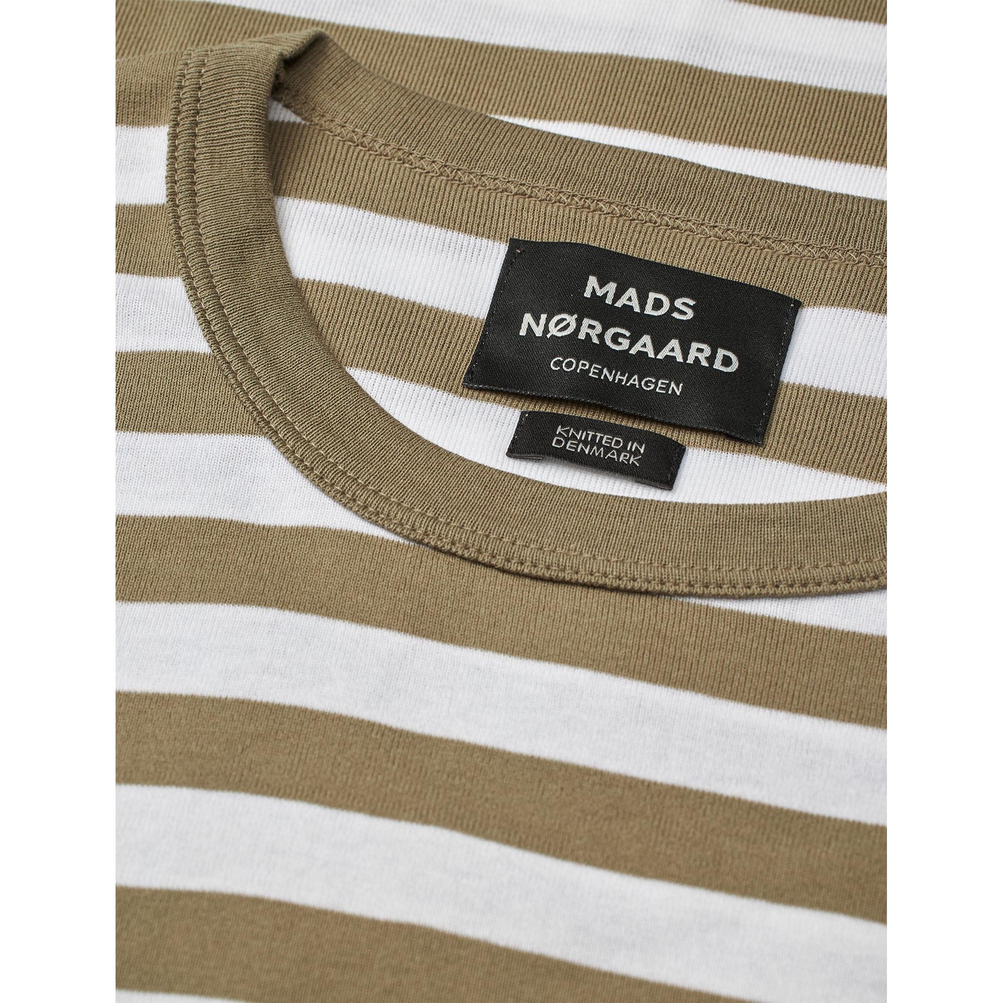 Mads Nørgaard, Mid Rib Tobias Tee LS, Overland Trek/White-Mads Nørgaard - Herre-Minlillebutik.dk