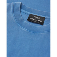 Mads Nørgaard, Combed Jersey Dye Thorbjørn Tee, Bright Cobalt-Mads Nørgaard - Herre-Minlillebutik.dk
