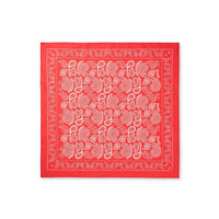 Mads Nørgaard, Soft Cotton Paisley Scarf Solid, Fiery Red-Mads Nørgaard-Minlillebutik.dk