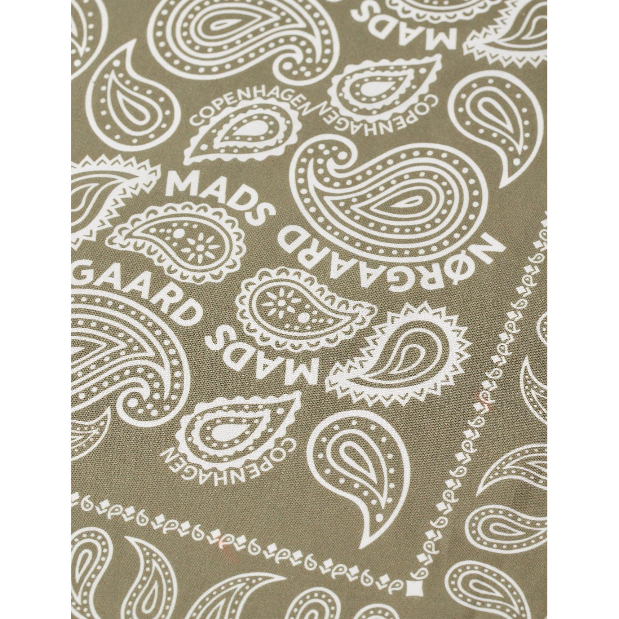 Mads Nørgaard, Soft Cotton Paisley Scarf Solid, Overland Trek-Mads Nørgaard-Minlillebutik.dk