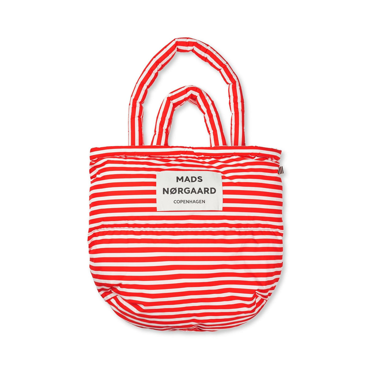 Mads Nørgaard, Light Ripstop Pillow Back AOP, Fiery Red/Vanilla Ice-Mads Nørgaard - Dame-Minlillebutik.dk