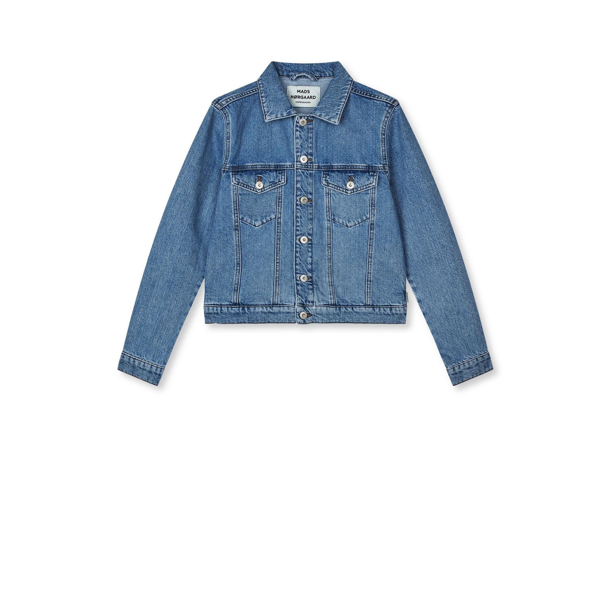 Mads Nørgaard, Luke Denim Demi Jacket, Blue Vintage-Mads Nørgaard - Dame-Minlillebutik.dk