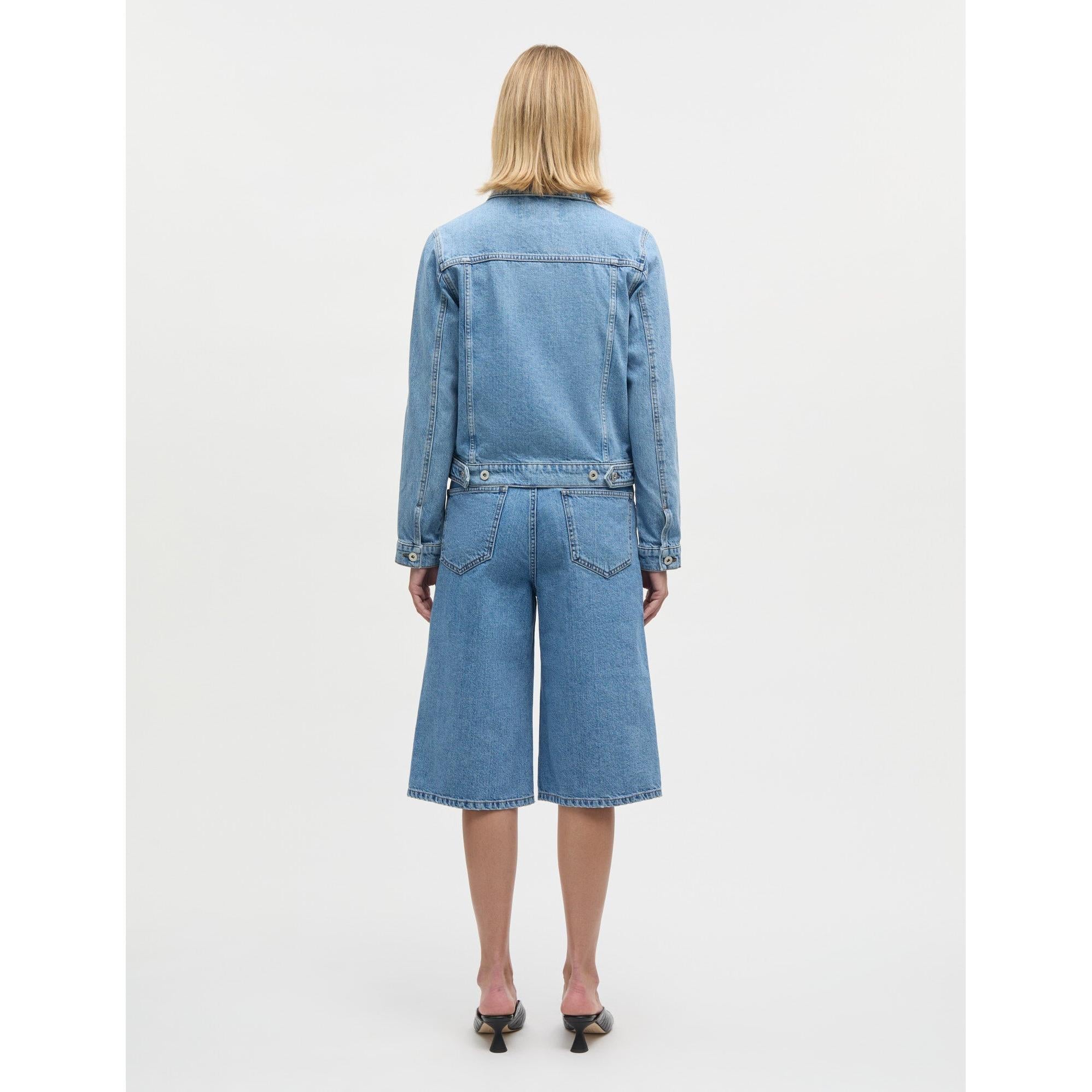 Mads Nørgaard, Luke Denim Demi Jacket, Blue Vintage-Mads Nørgaard - Dame-Minlillebutik.dk