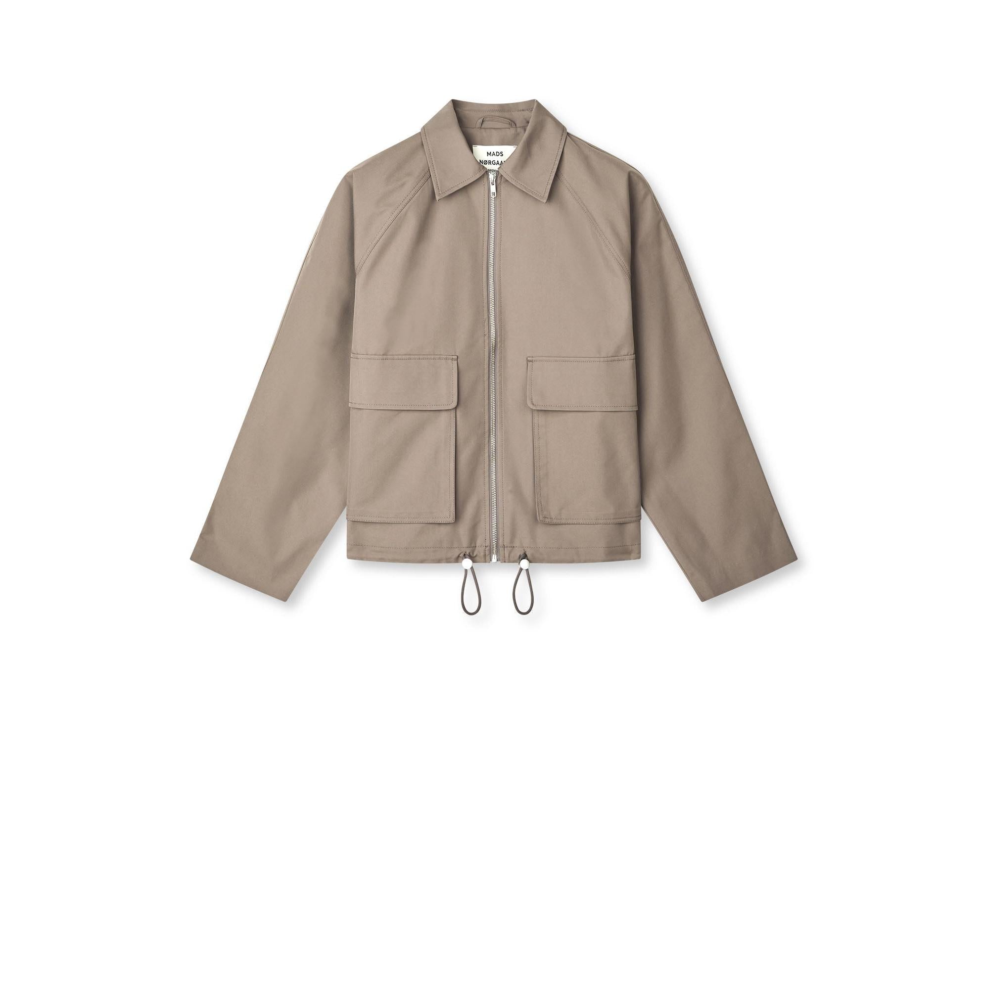 Mads Nørgaard, Cotton Pol Delish Jacket, Walnut-Mads Nørgaard - Dame-Minlillebutik.dk