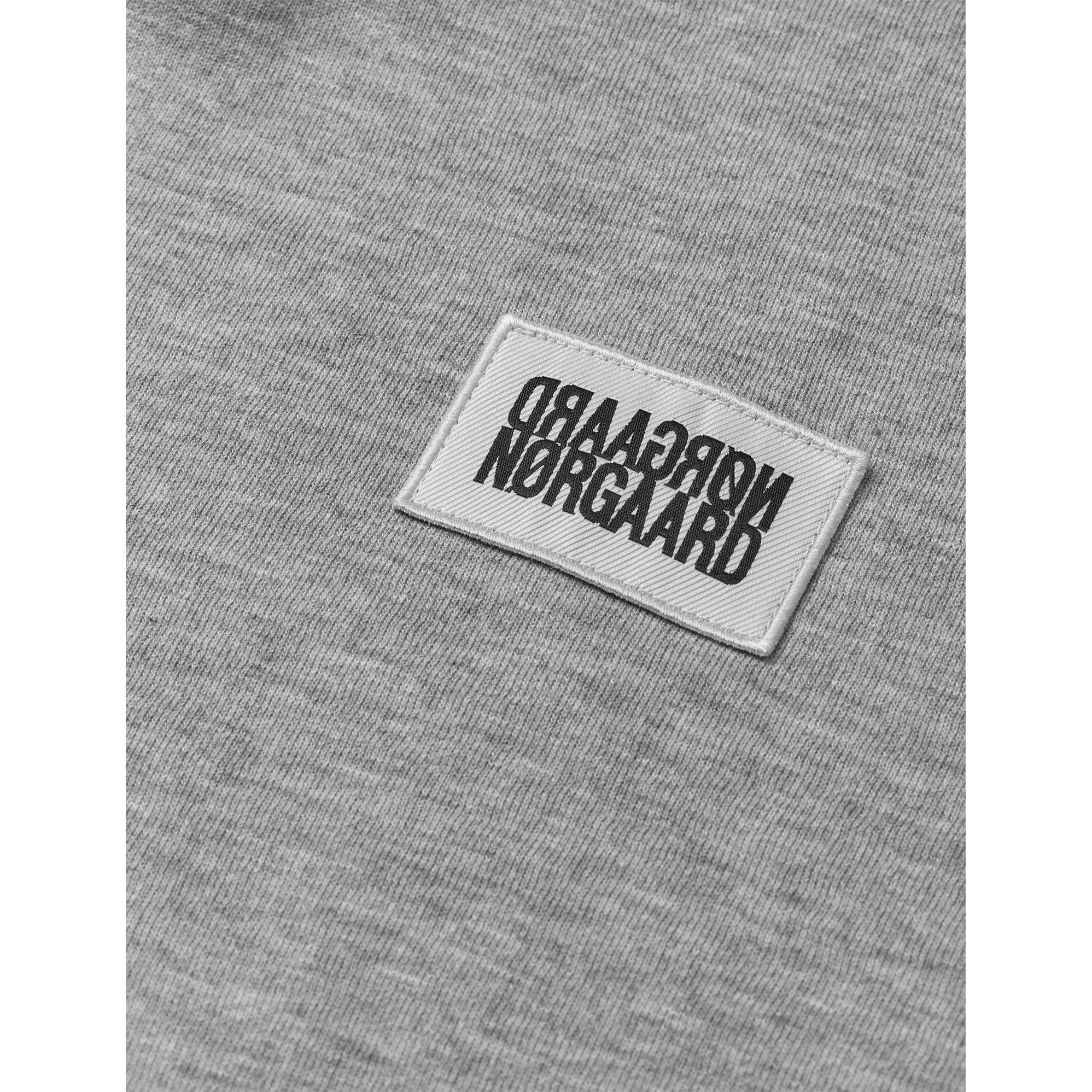 Mads Nørgaard, Standard Bobo Hood Sweatshirt, Grey Melange-Mads Nørgaard - Dame-Minlillebutik.dk