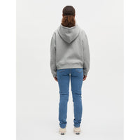 Mads Nørgaard, Standard Bobo Hood Sweatshirt, Grey Melange-Mads Nørgaard - Dame-Minlillebutik.dk