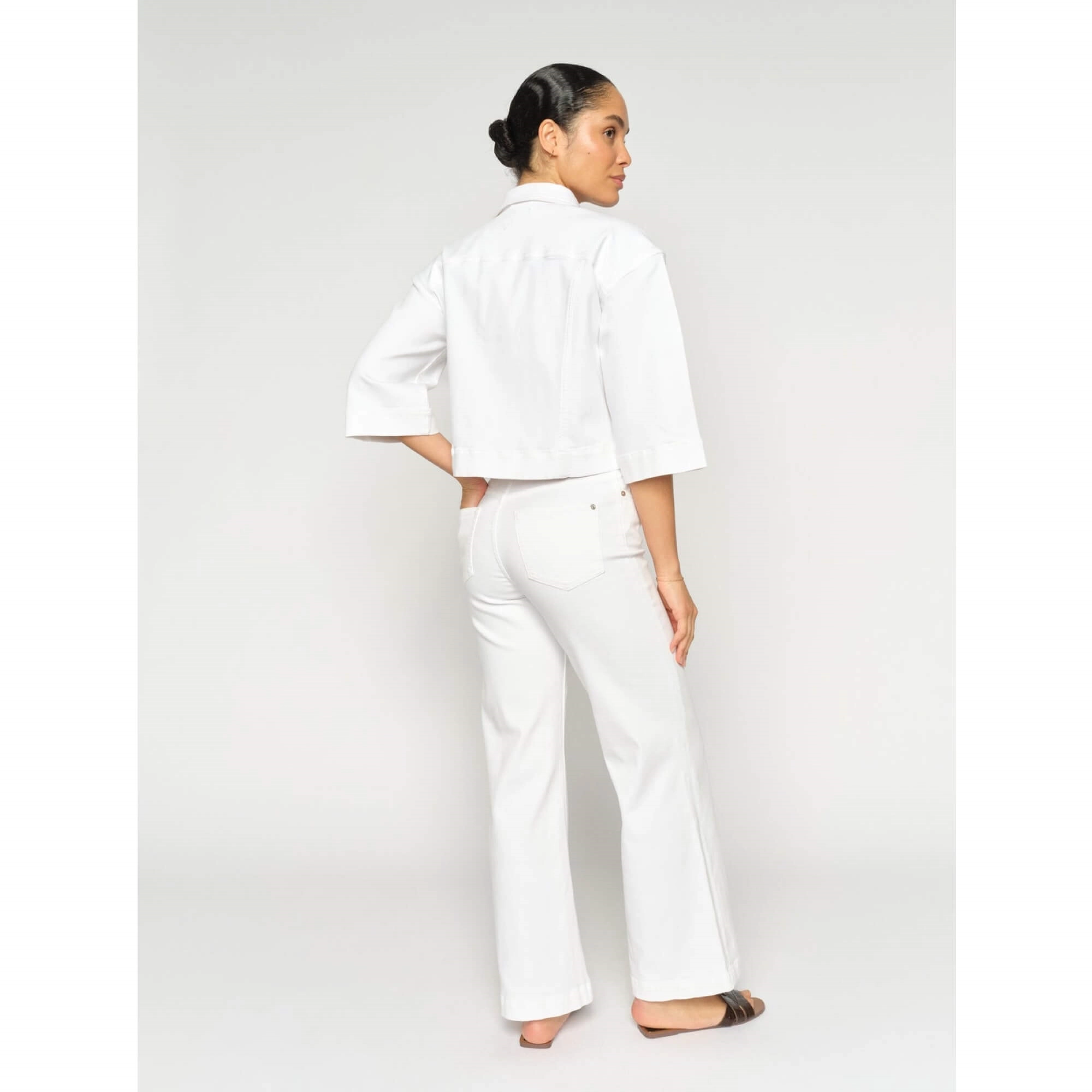 Mos Mosh, Dara Deluxe Jeans, Bright White-Mos Mosh-Minlillebutik.dk