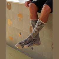 MP Men, Toke Socks, Beige Melange-MP Strømper-Minlillebutik.dk