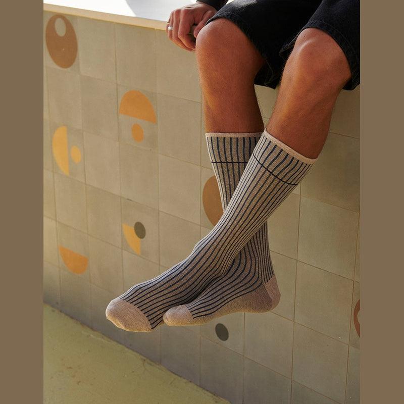 MP Men, Toke Socks, Beige Melange-MP Strømper-Minlillebutik.dk