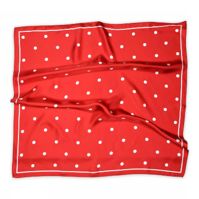 MP, Paloma Silk Scarf, Tomato-MP Strømper-Minlillebutik.dk