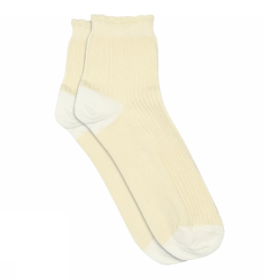 MP Women, Vivian Short Socks, Cream-MP Strømper-Minlillebutik.dk